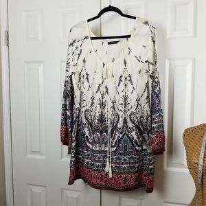 Blue pepper Rayon tunic